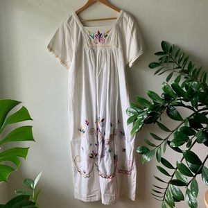 Vintage RARE stunning Mexican Folk Dress